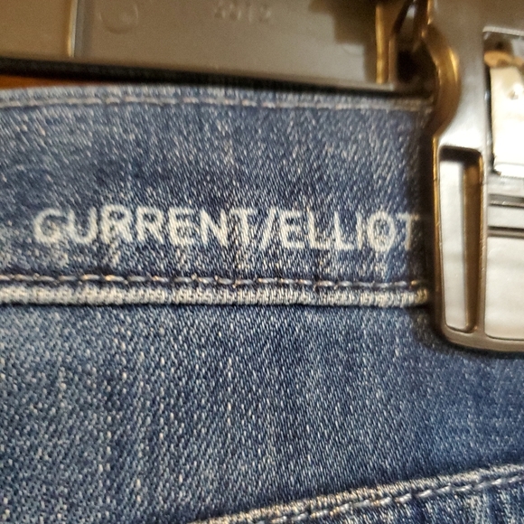 Current/Elliott The super highwaist ankle skinny jeans Sahara Destroy - Picture 10 of 13